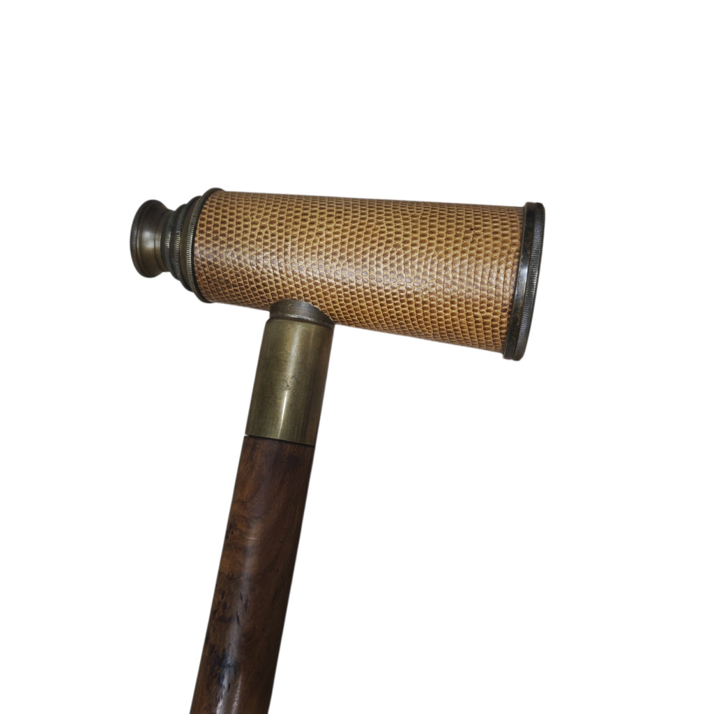 Teleskop-Gehstock Fernrohr-Spazierstock Thos. J. Evans Telescope Cane bekannt 19 frühen 20. Jahrhunder