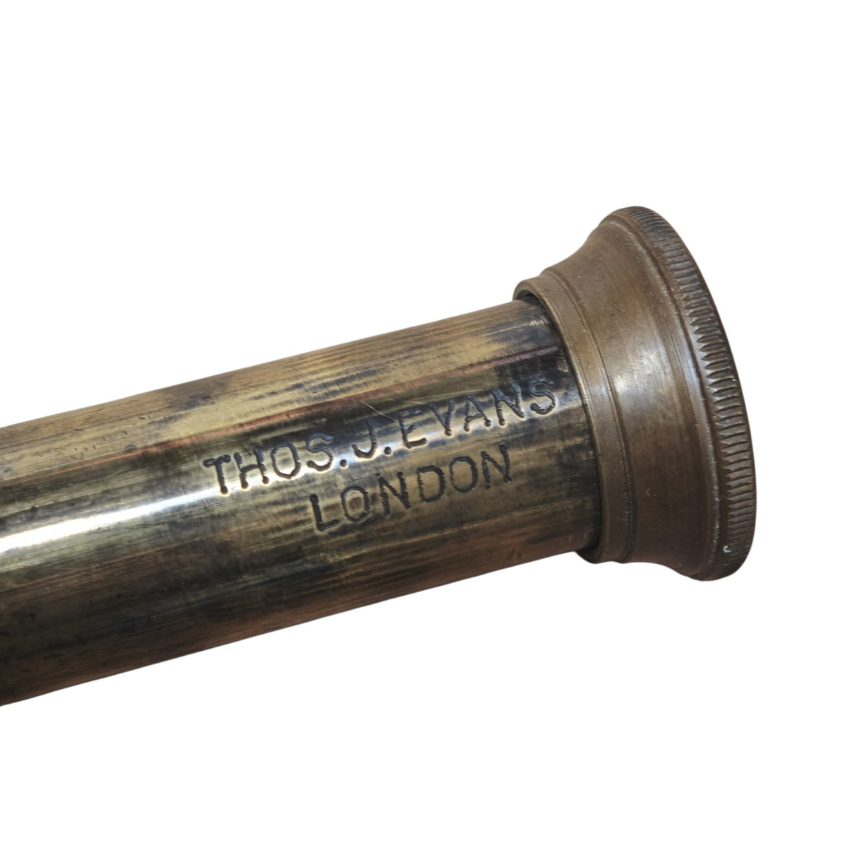 Teleskop-Gehstock Fernrohr-Spazierstock Thos. J. Evans Telescope Cane bekannt 19 frühen 20. Jahrhunder