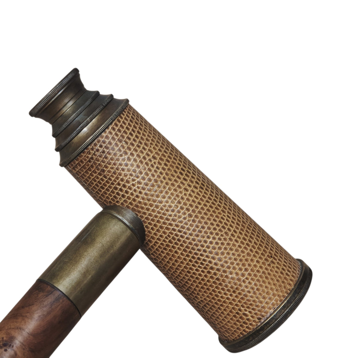 Teleskop-Gehstock Fernrohr-Spazierstock Thos. J. Evans Telescope Cane bekannt 19 frühen 20. Jahrhunder