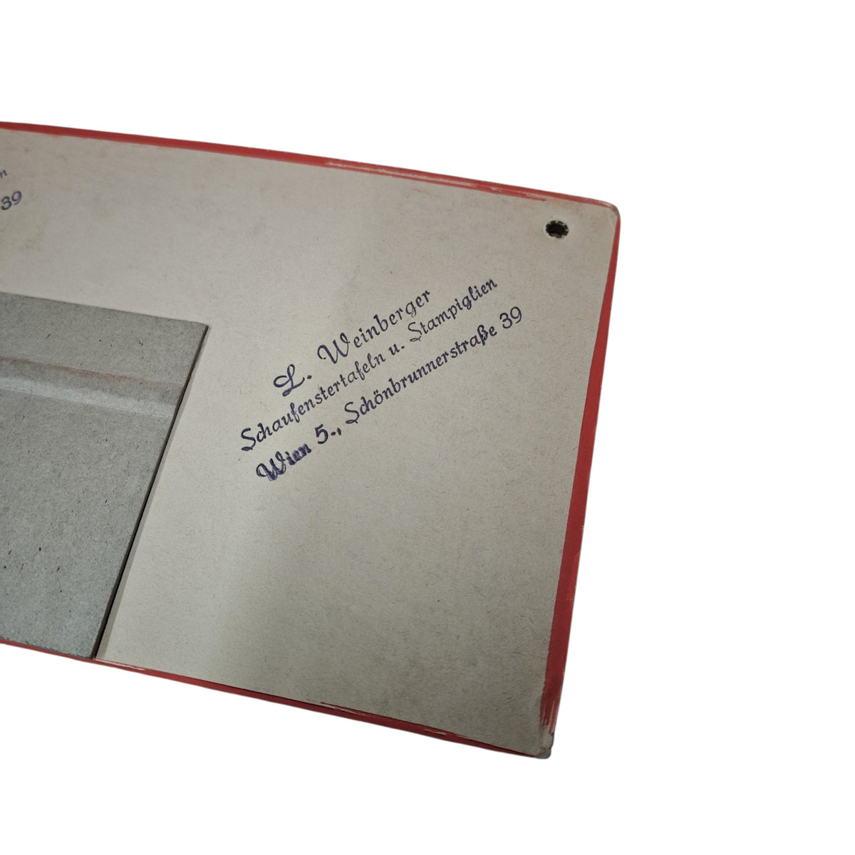Originales Pappkarton-Werbeschild Elektro Tag- und Nacht Spicher-Ofen