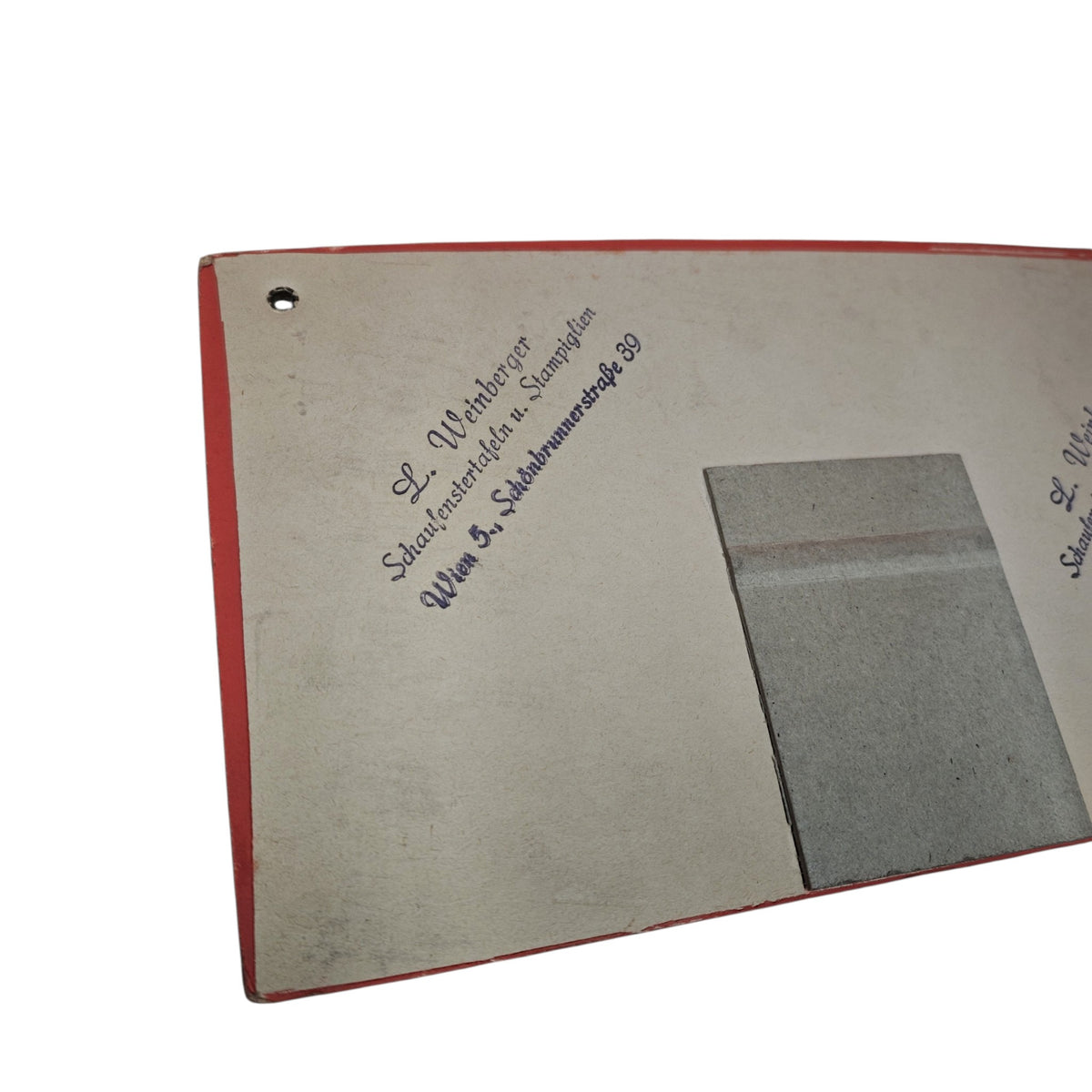 Originales Pappkarton-Werbeschild Elektro Tag- und Nacht Spicher-Ofen