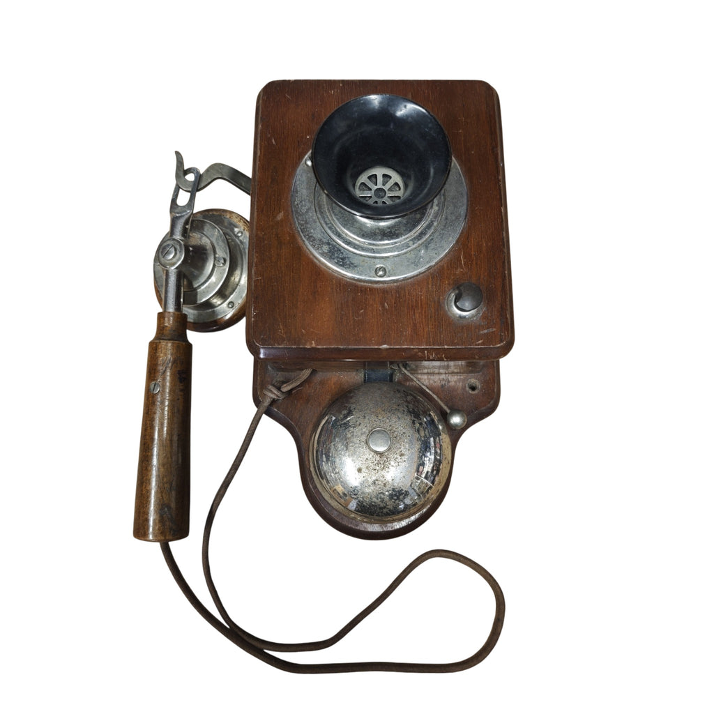 Antike Telefon Wandapparat um 1900