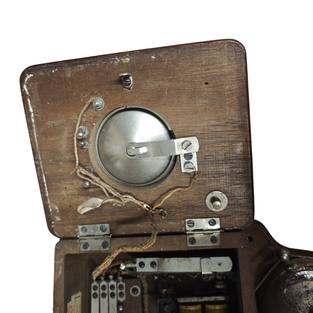 Antike Telefon Wandapparat um 1900