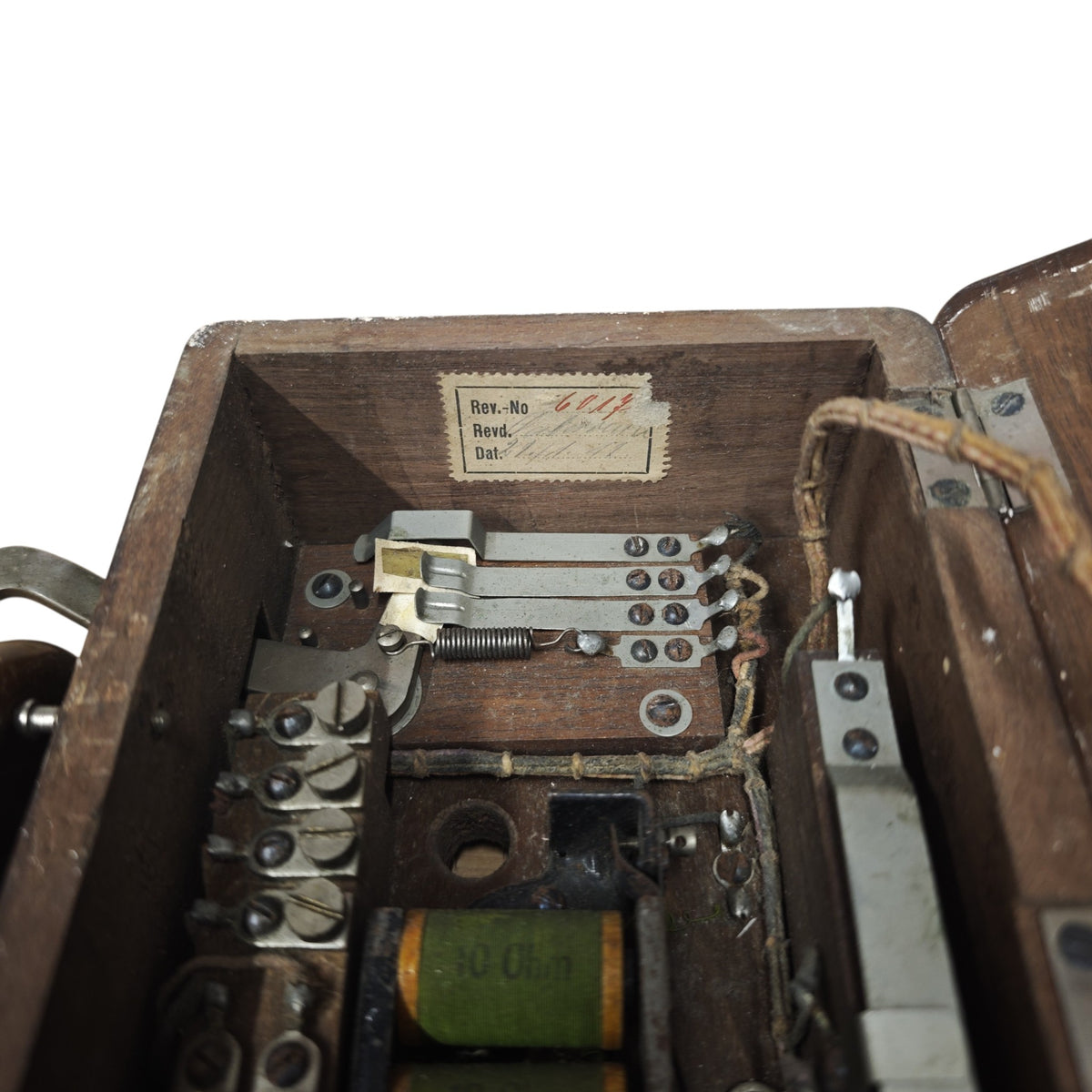 Antike Telefon Wandapparat um 1900