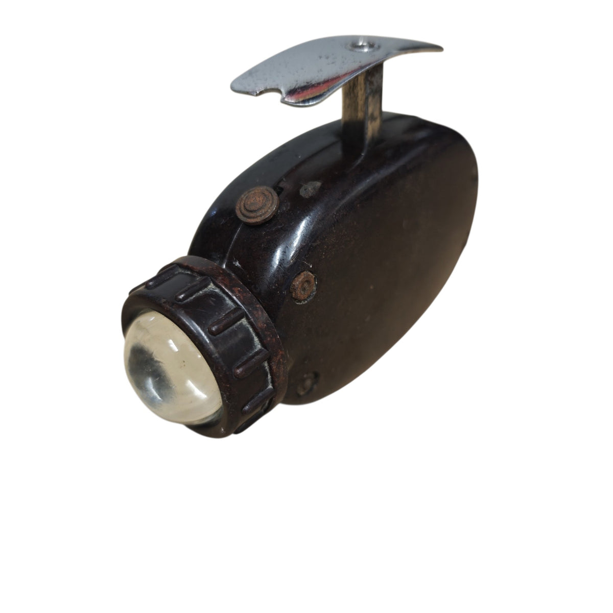 Dynamotaschenlampe  Typ Braun Manulux aus Preßstoff Bakelit Wehrmacht