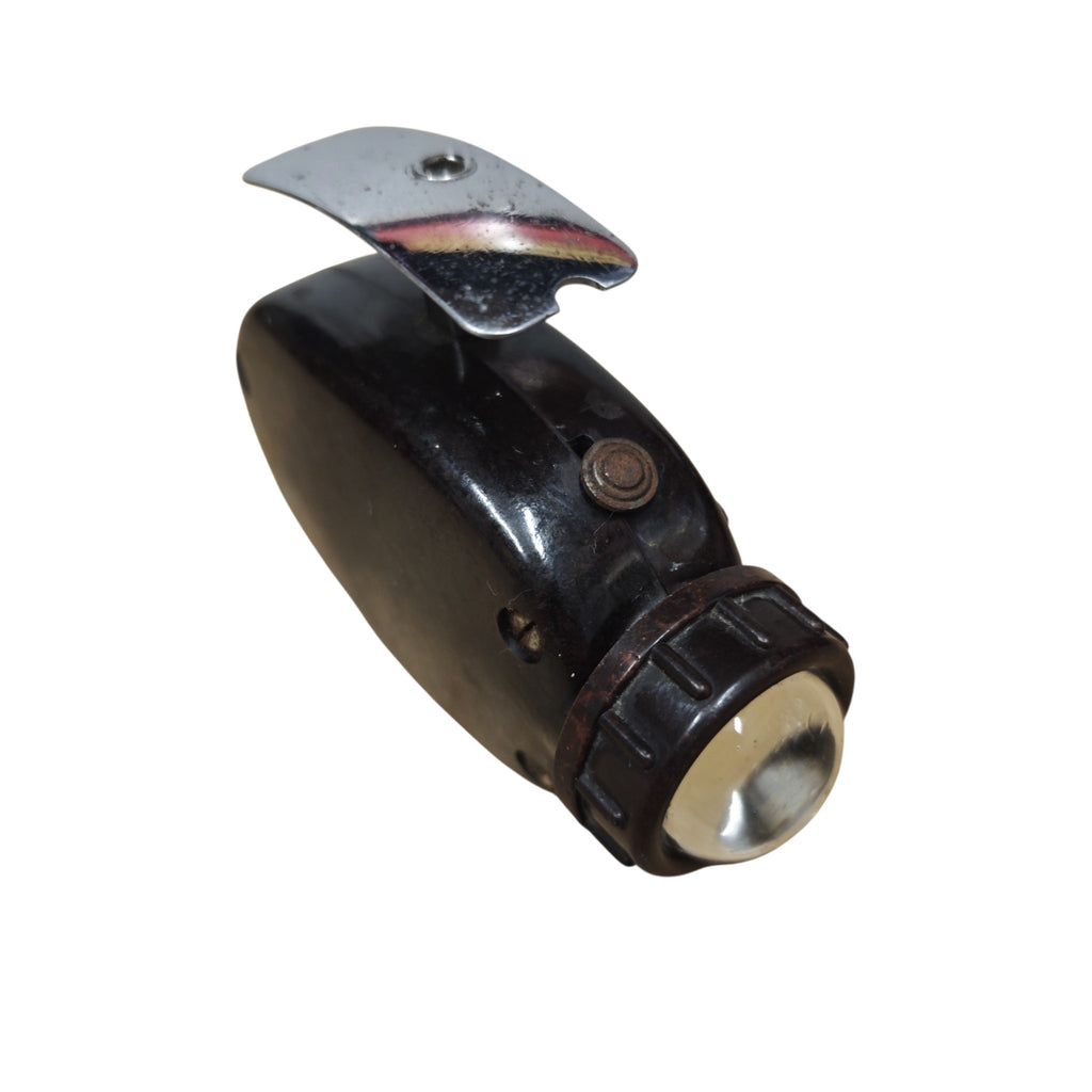 Dynamotaschenlampe  Typ Braun Manulux aus Preßstoff Bakelit Wehrmacht