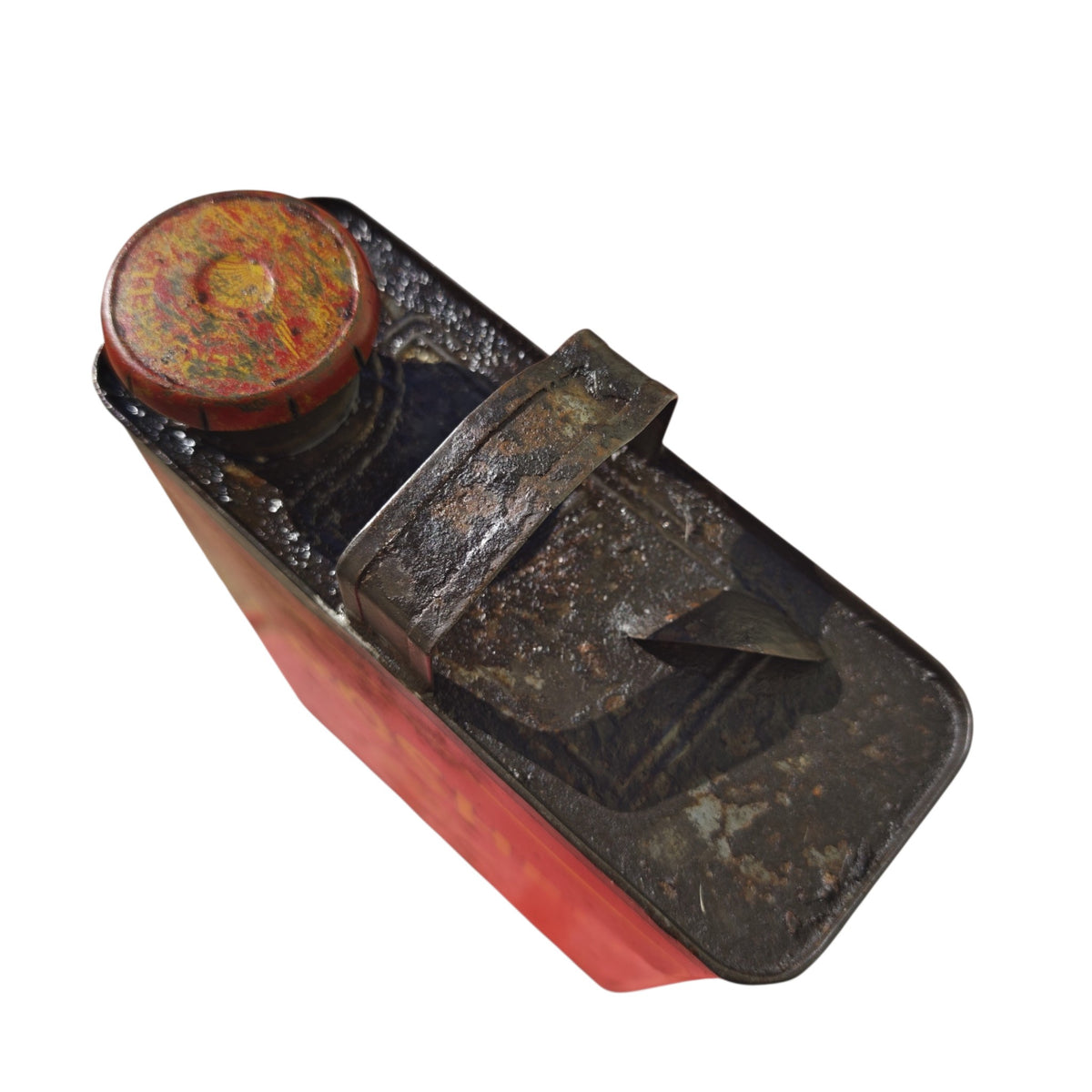 Blech-Ölkanne der Marke Aeroshell ("Mittel") von Shell 1930er Jahren für hochbeanspruchte Flug Sport Rennmotoren