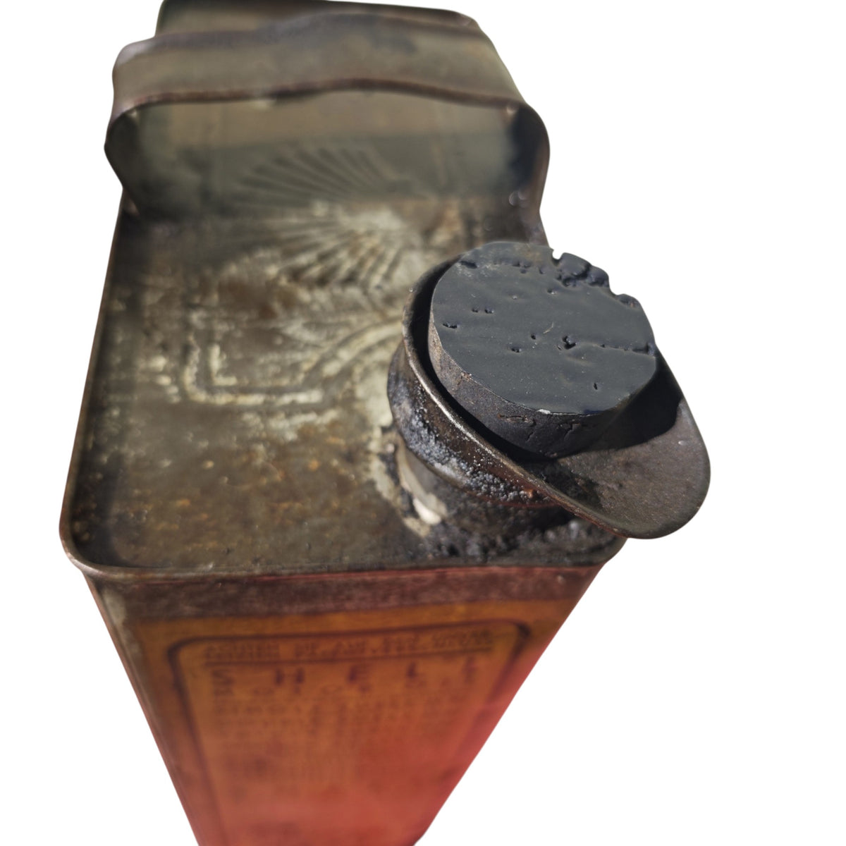 historische Shell Motor öldose Kanisterdose 1920er Jahren