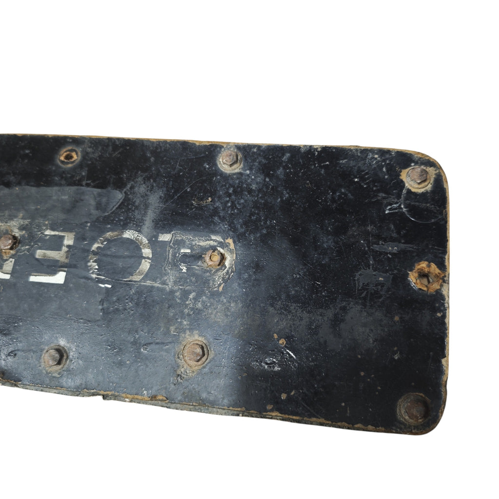 historisches schwarzes österreichisches Kfz-Kennzeichen aus Wien