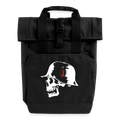 Rolltop Rucksack mit zwei Griffen - Schwarz