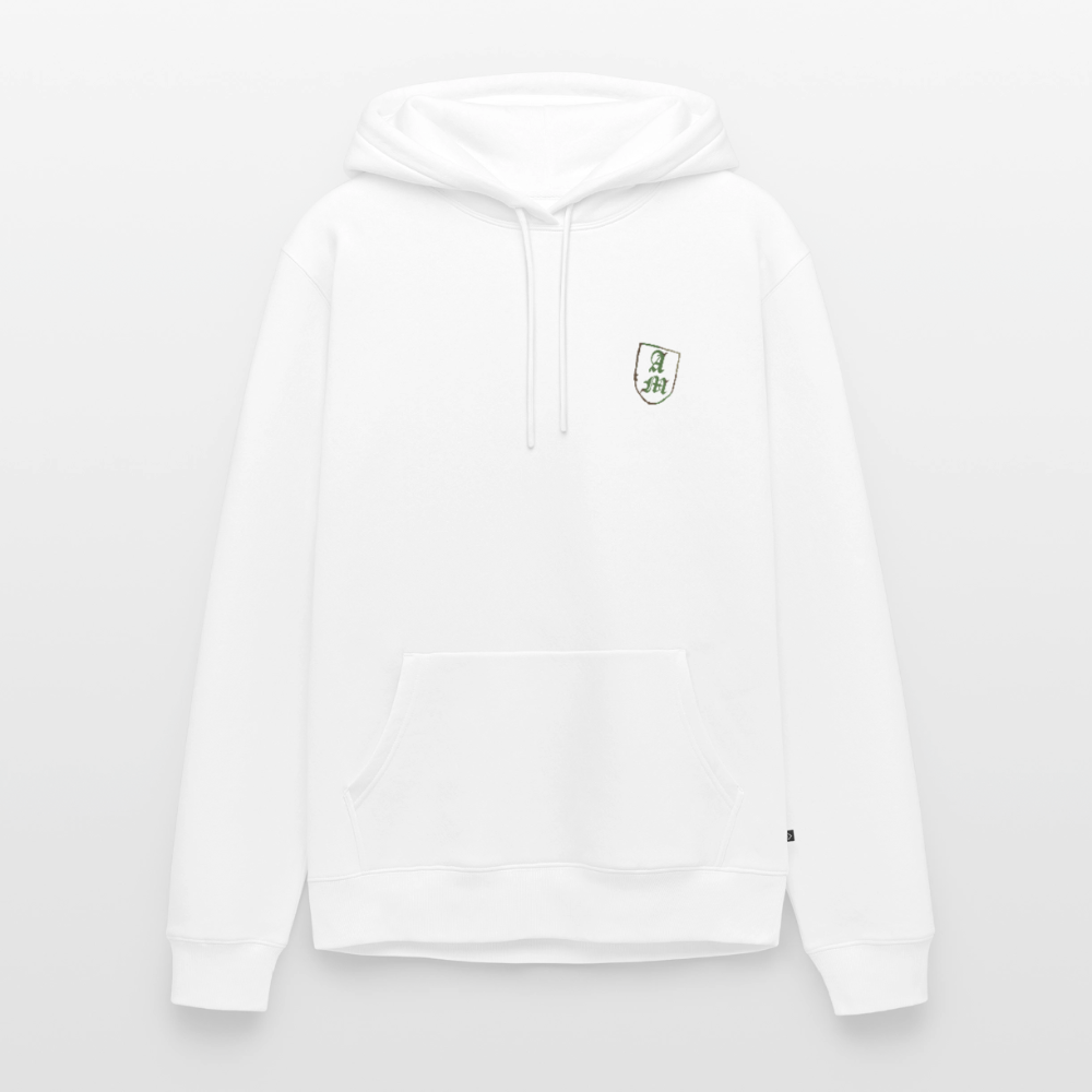 Männer Premium Hoodie Splitt - Weiß