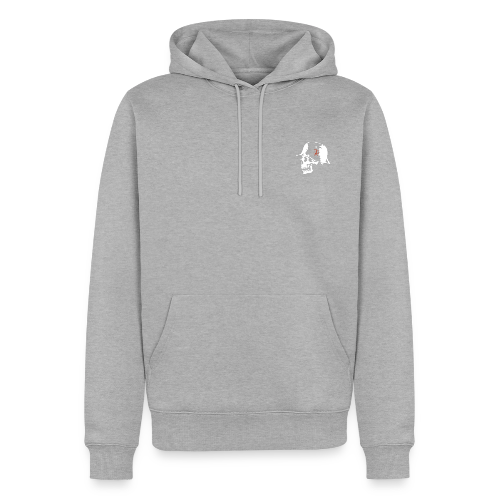 Männer Premium Hoodie - Grau meliert