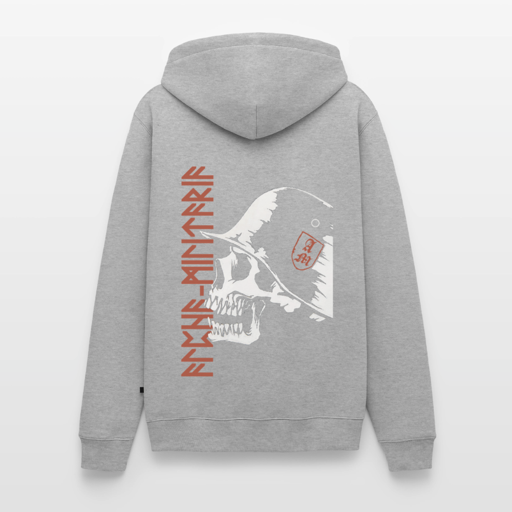 Männer Premium Hoodie - Grau meliert