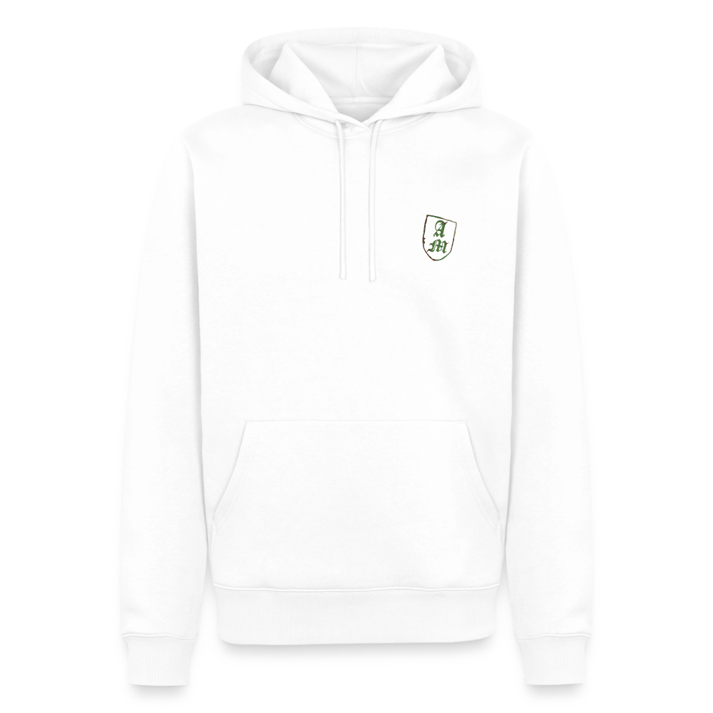 Männer Premium Hoodie Splitt - Weiß