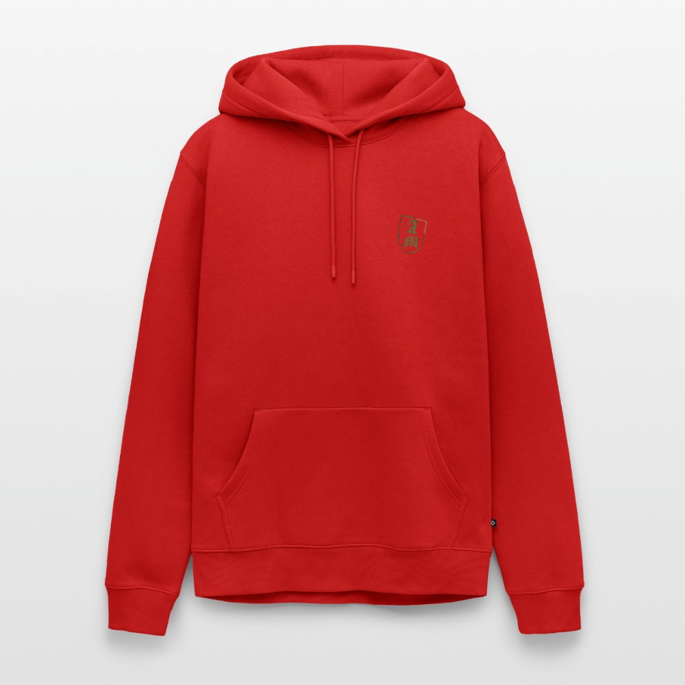 Männer Premium Hoodie Splitt - Rot