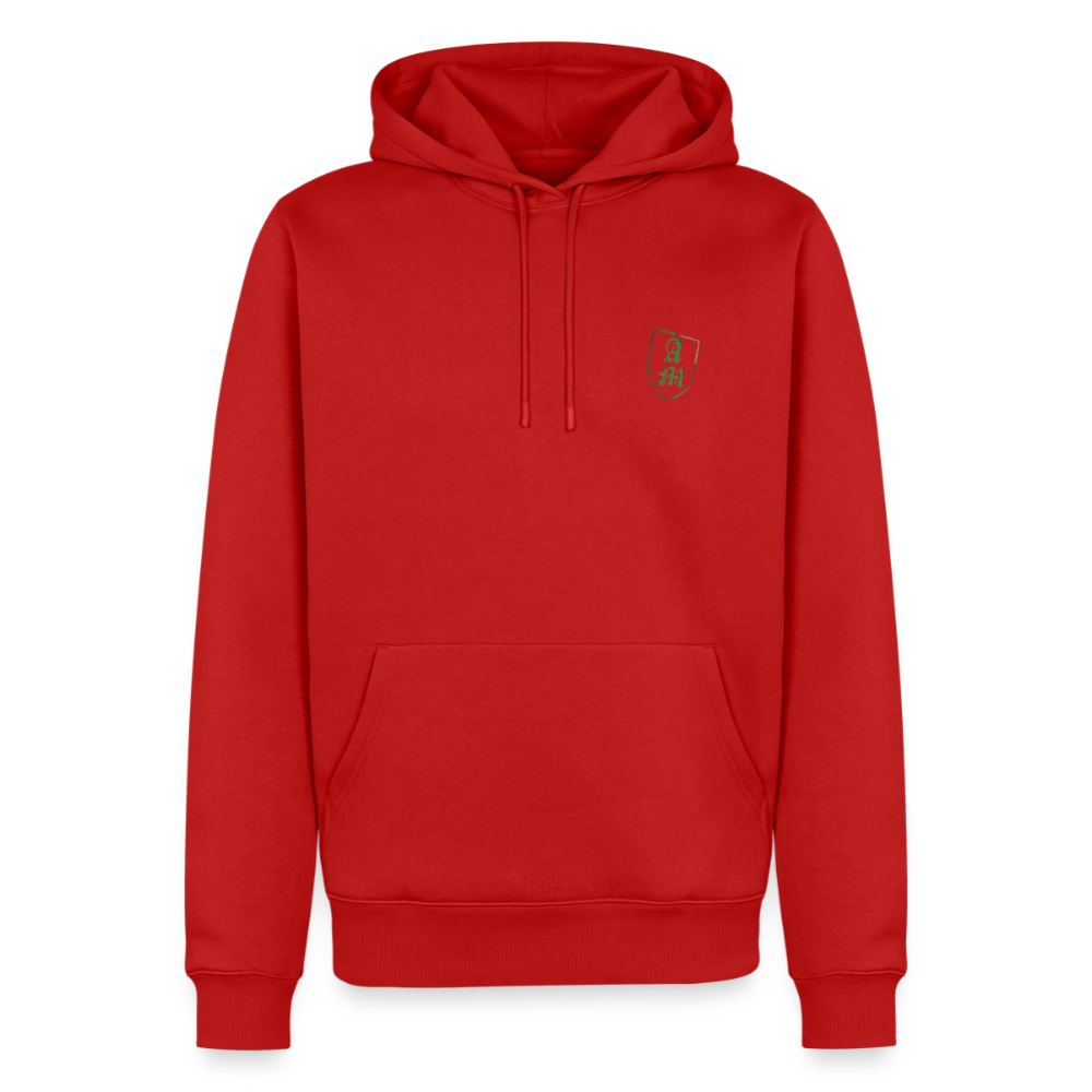 Männer Premium Hoodie Splitt - Rot