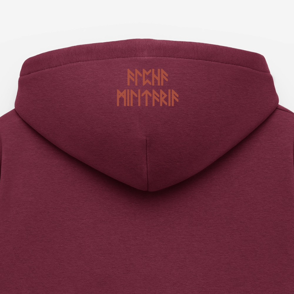 Männer Premium Hoodie - Burgunderrot