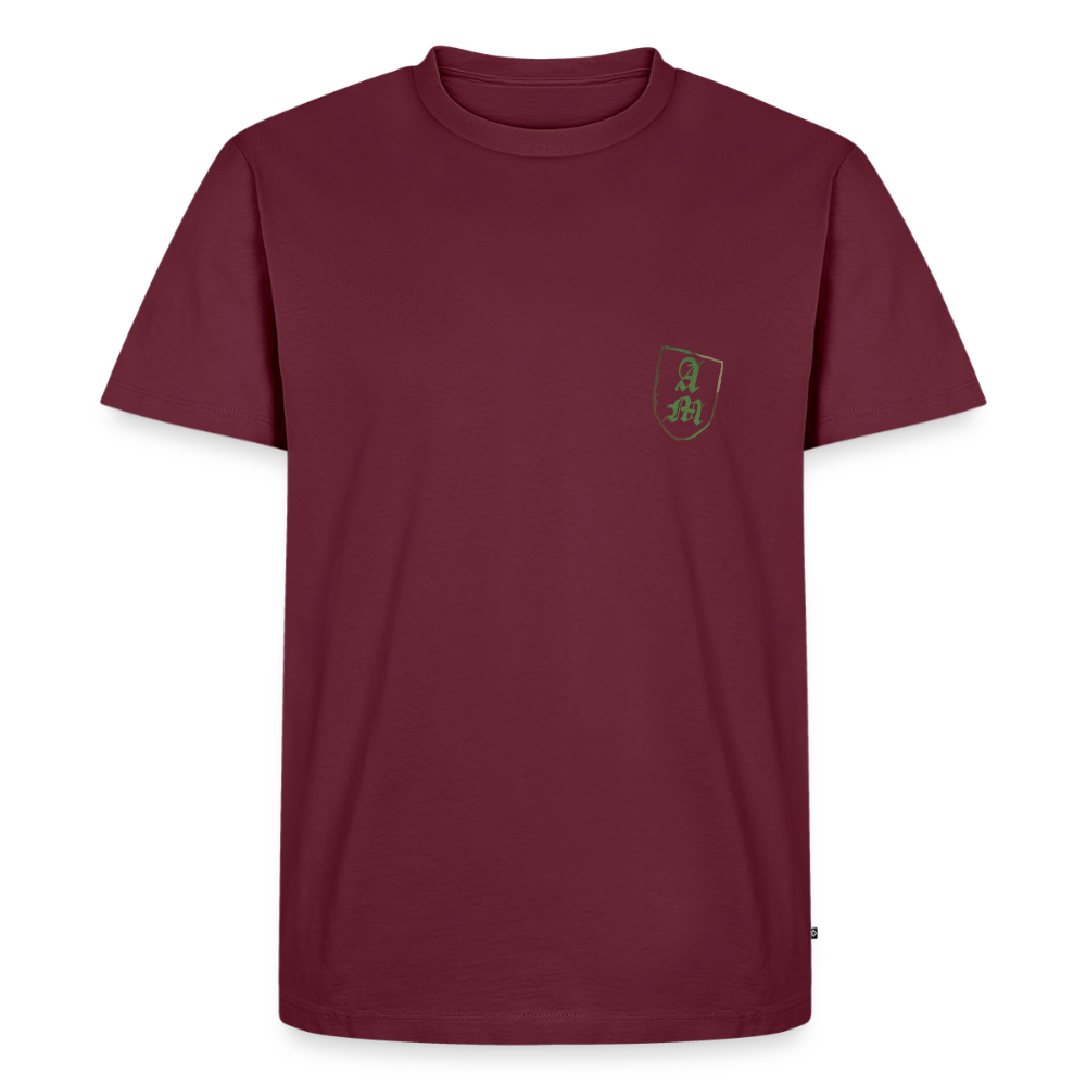 Männer Premium T-Shirt - Burgunderrot