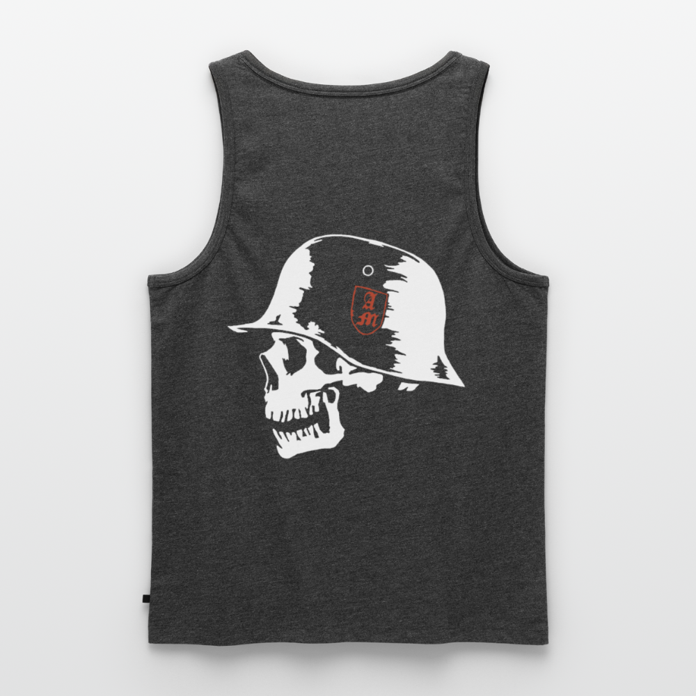 Männer Premium Tank Top - Anthrazit meliert