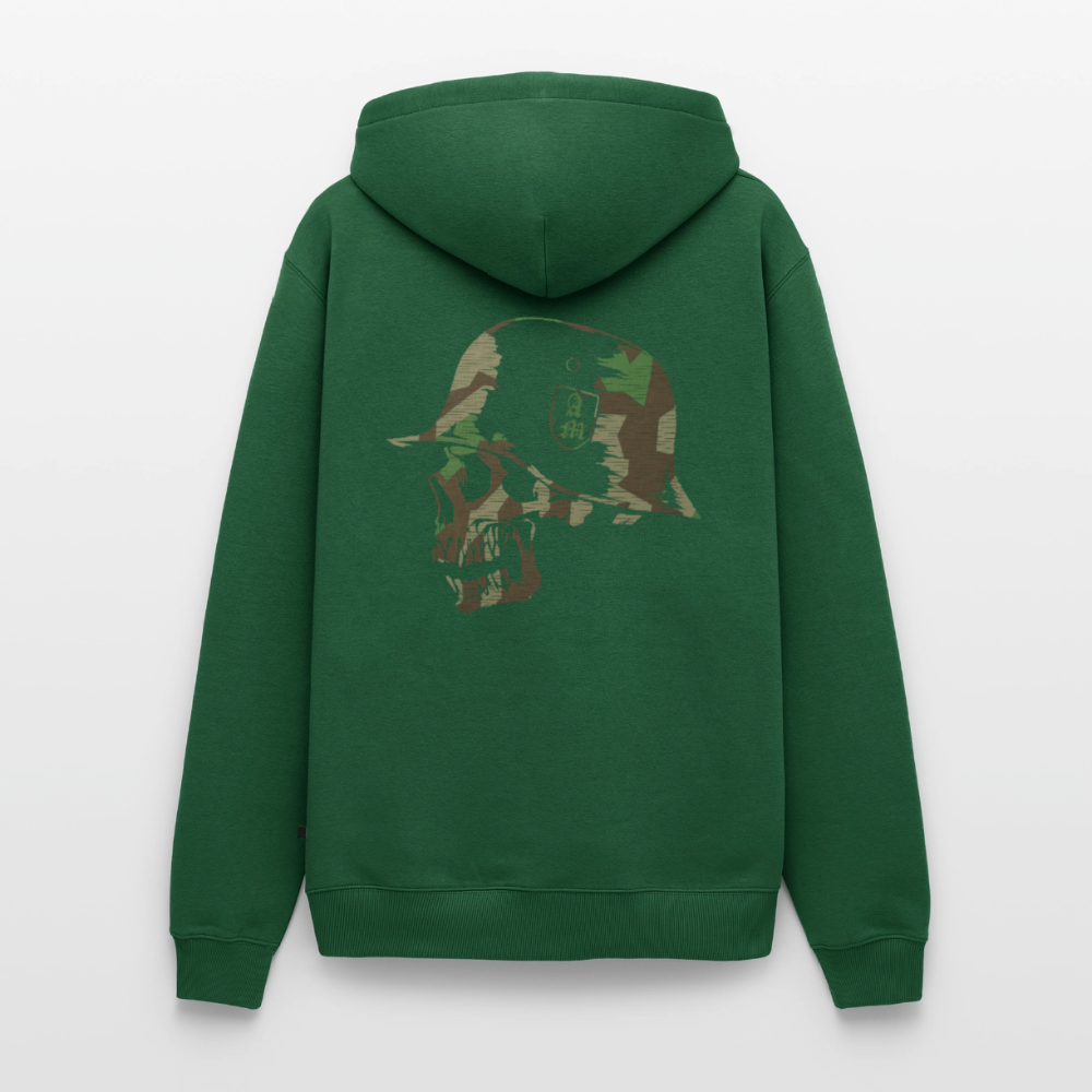 Männer Premium Hoodie Splitt - Flaschengrün