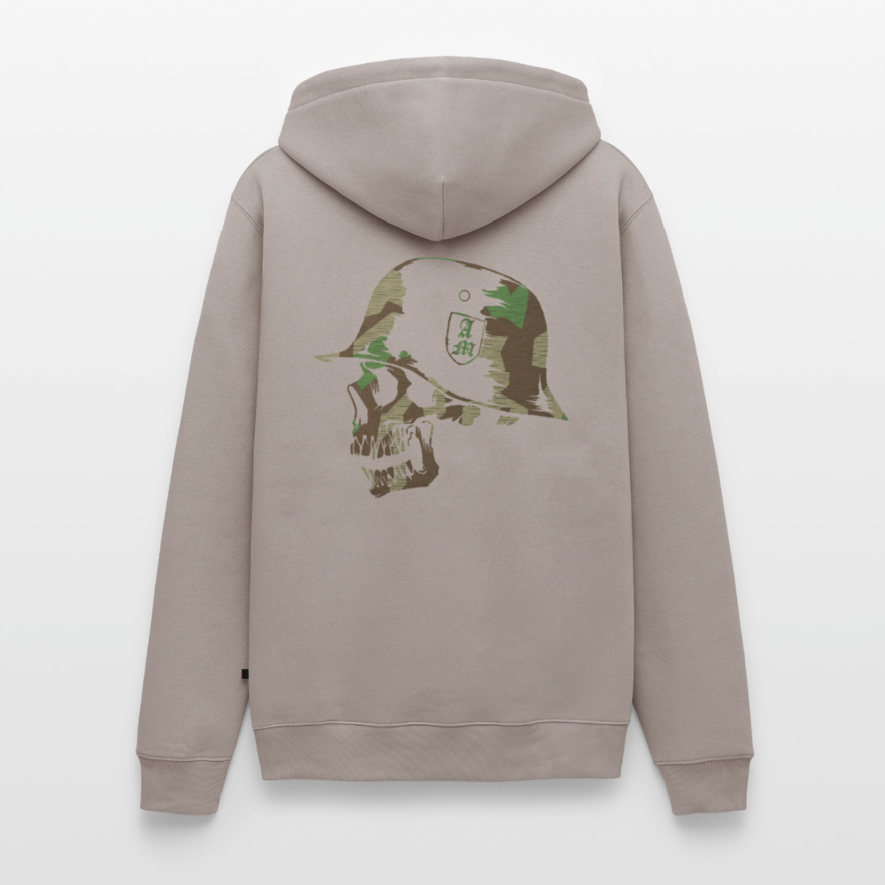 Männer Premium Hoodie Splitt - Taupe