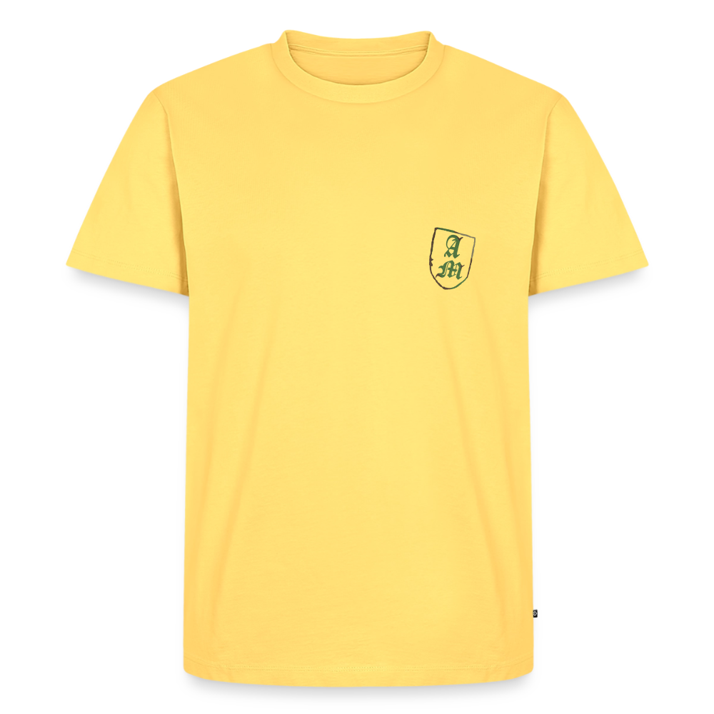 Männer Premium T-Shirt - Pastellgelb