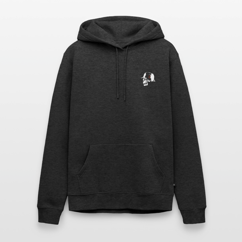 Männer Premium Hoodie - Anthrazit meliert