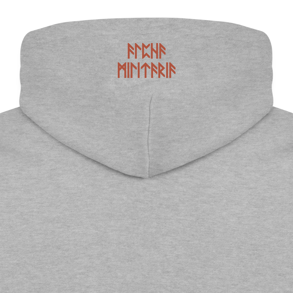 Männer Premium Hoodie - Grau meliert