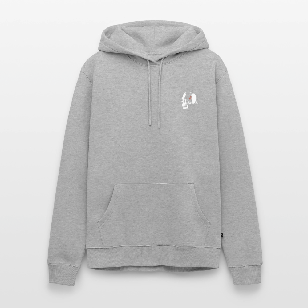 Männer Premium Hoodie - Grau meliert