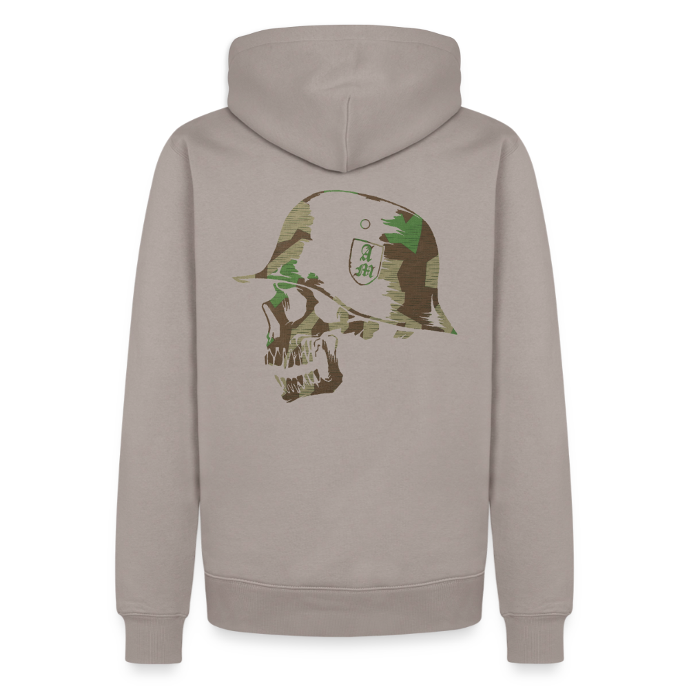 Männer Premium Hoodie Splitt - Taupe