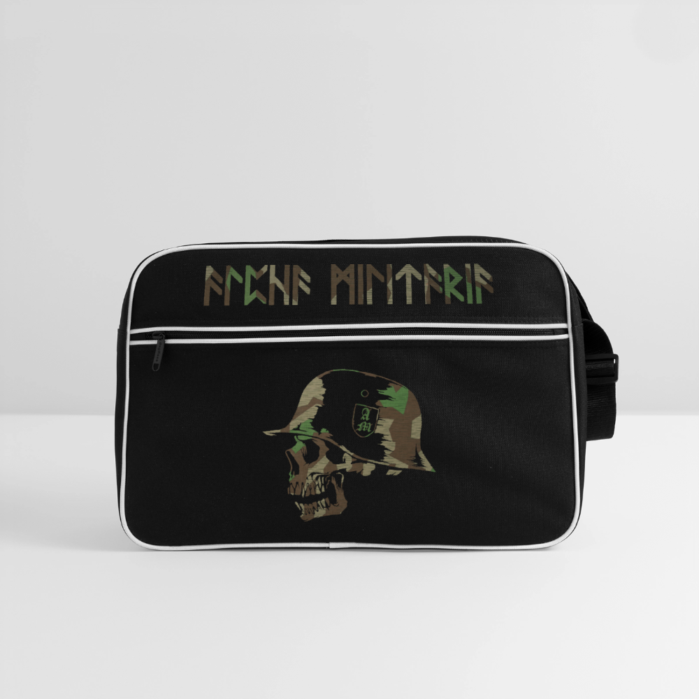 Retro Tasche - Schwarz/Weiß