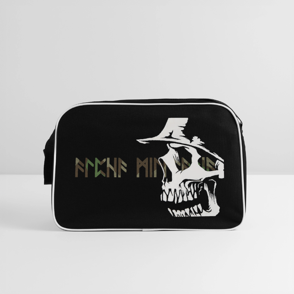 Retro Tasche - Schwarz/Weiß