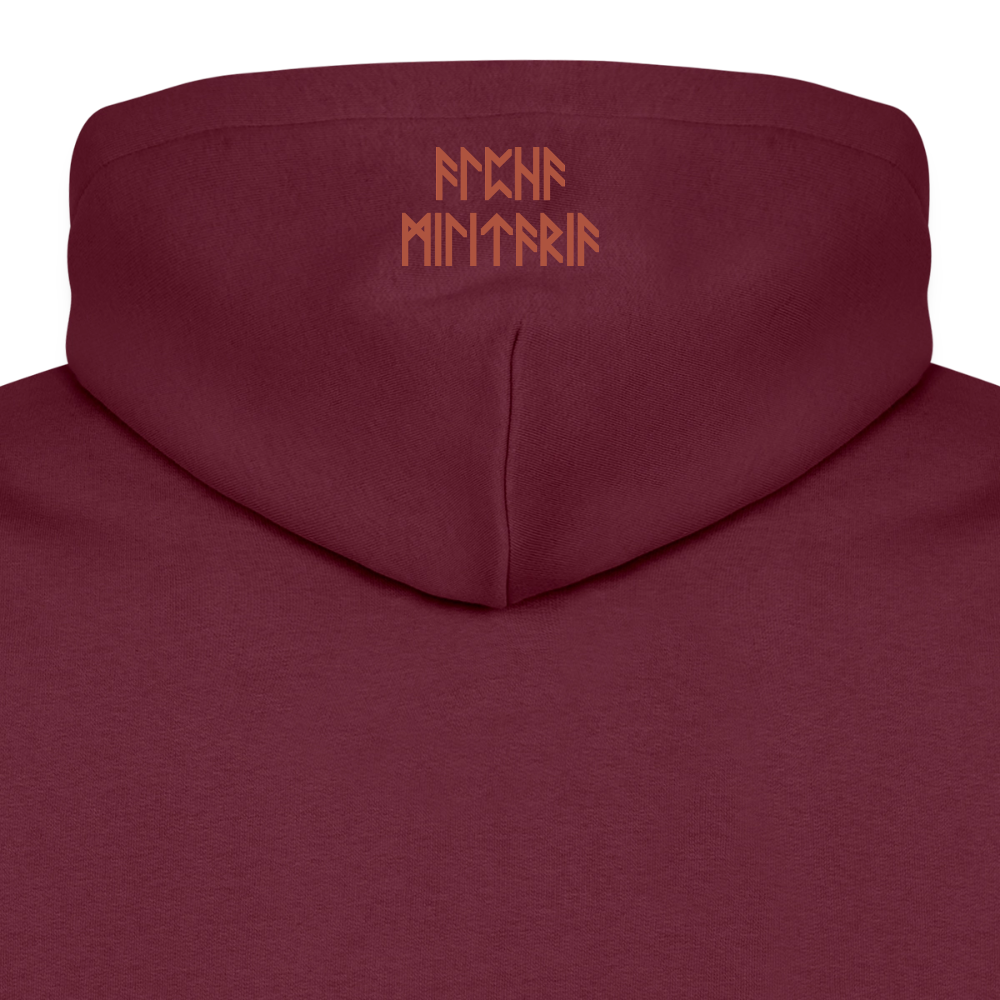 Männer Premium Hoodie - Burgunderrot