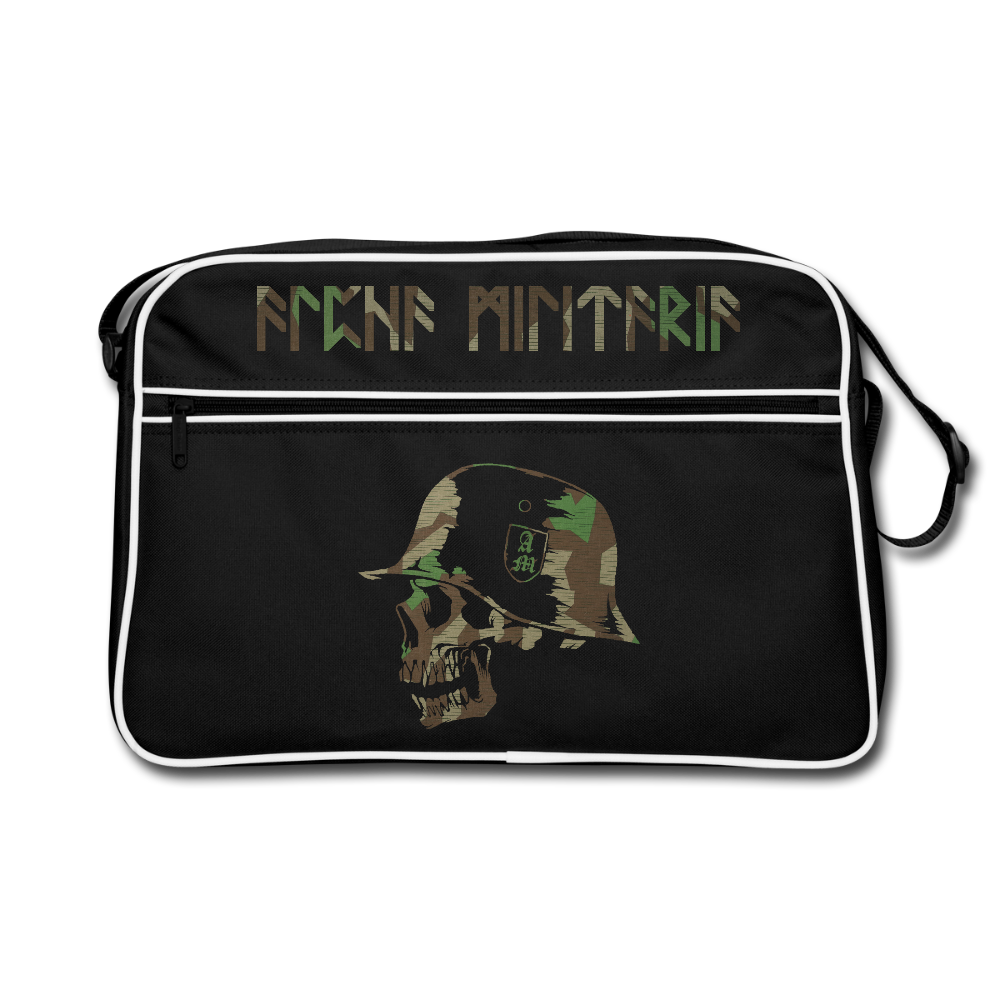 Retro Tasche - Schwarz/Weiß