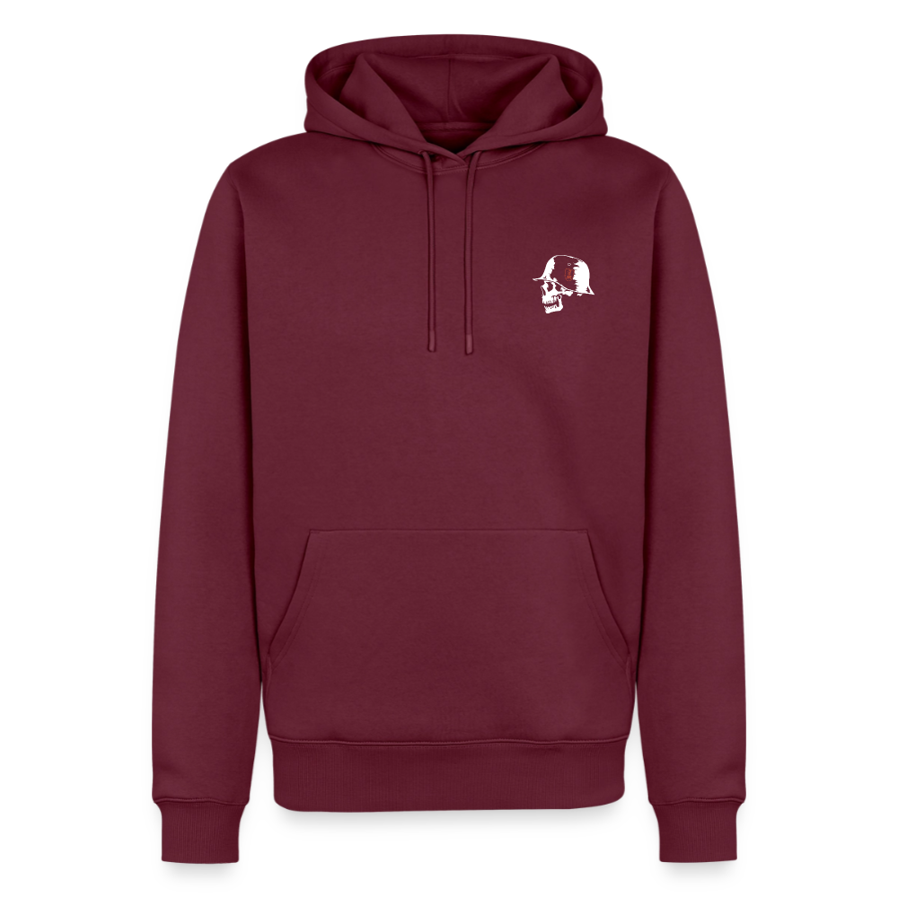 Männer Premium Hoodie - Burgunderrot