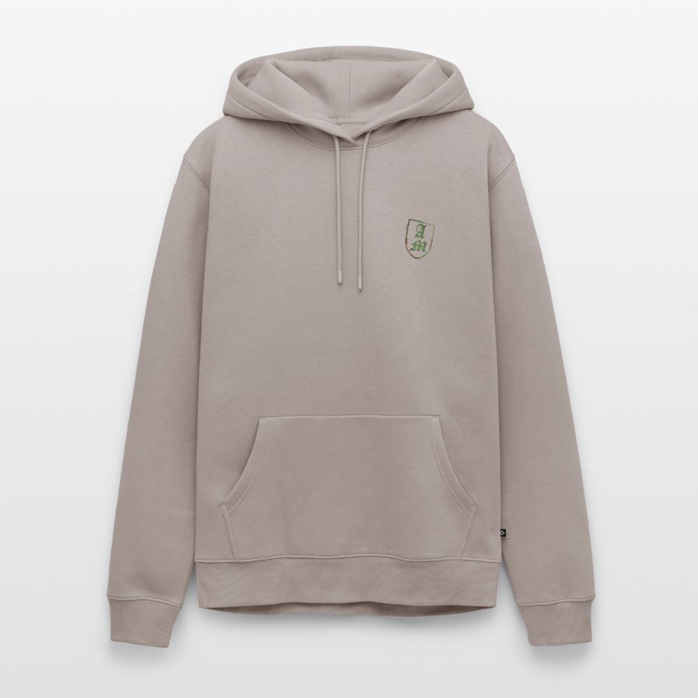 Männer Premium Hoodie Splitt - Taupe