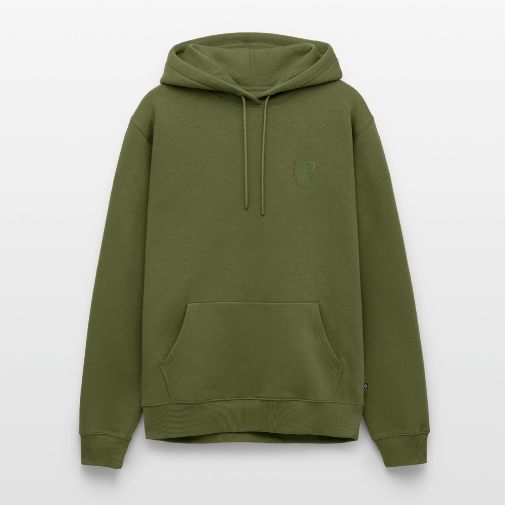 Männer Premium Hoodie Splitt - Khaki