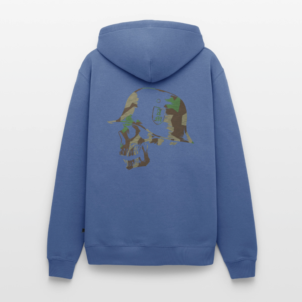 Männer Premium Hoodie Splitt - Taubenblau
