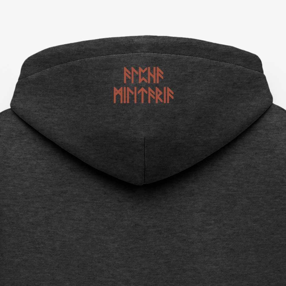 Männer Premium Hoodie - Anthrazit meliert