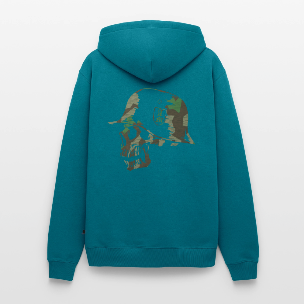 Männer Premium Hoodie Splitt - Petrol