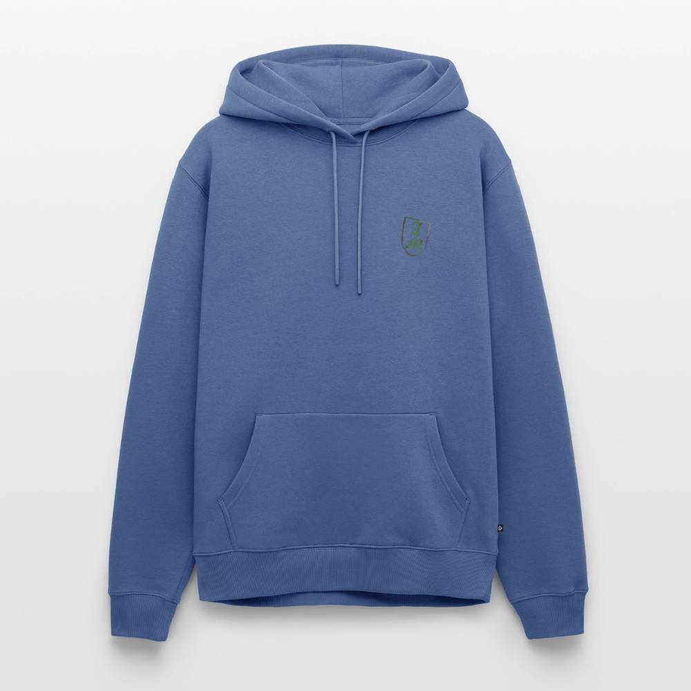 Männer Premium Hoodie Splitt - Taubenblau