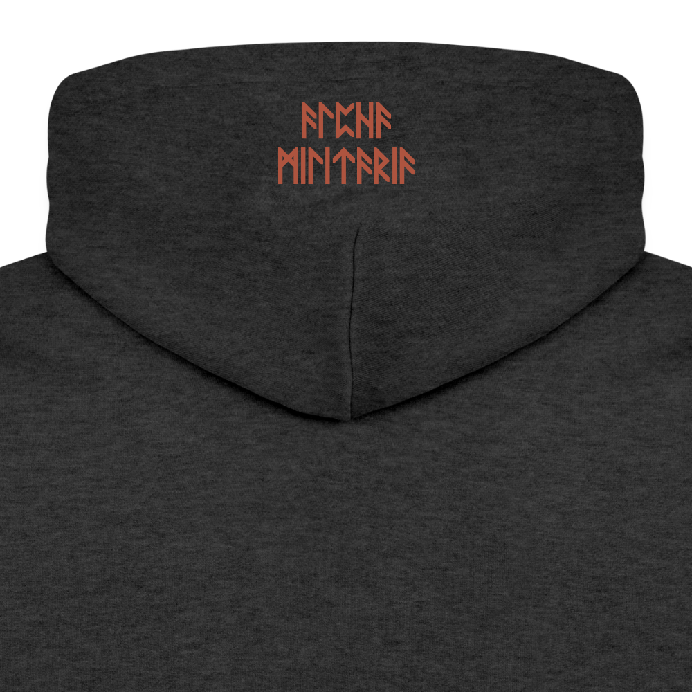 Männer Premium Hoodie - Anthrazit meliert