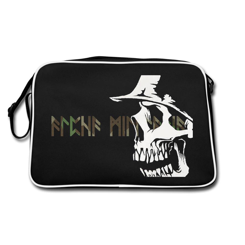 Retro Tasche - Schwarz/Weiß