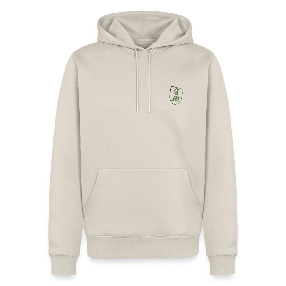 Männer Premium Hoodie Splitt - Beige